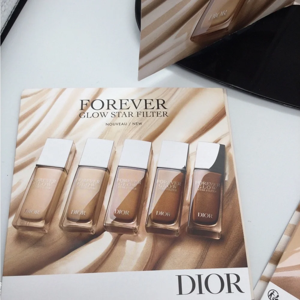 Dior Forever Foundation Sample Card - Neutral Beige Shades new 3 pk sample